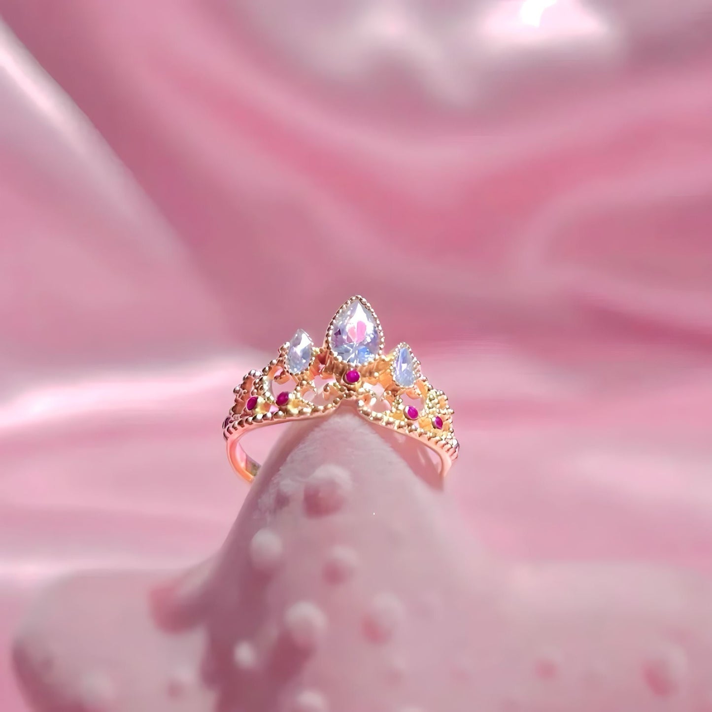 Rapunzel Crown Ring. Tangled in Magic