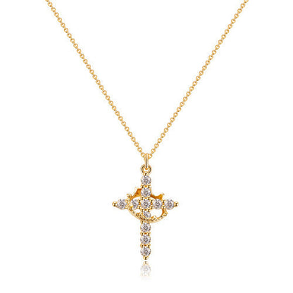 JolieCrown™ Cross & Crown Necklace (BUY 1 GET 1 FREE ENDS TONIGHT) *JUST ADD 2 TO CART!*