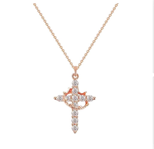 JolieCrown™ Cross & Crown Necklace (BUY 1 GET 1 FREE ENDS TONIGHT) *JUST ADD 2 TO CART!*