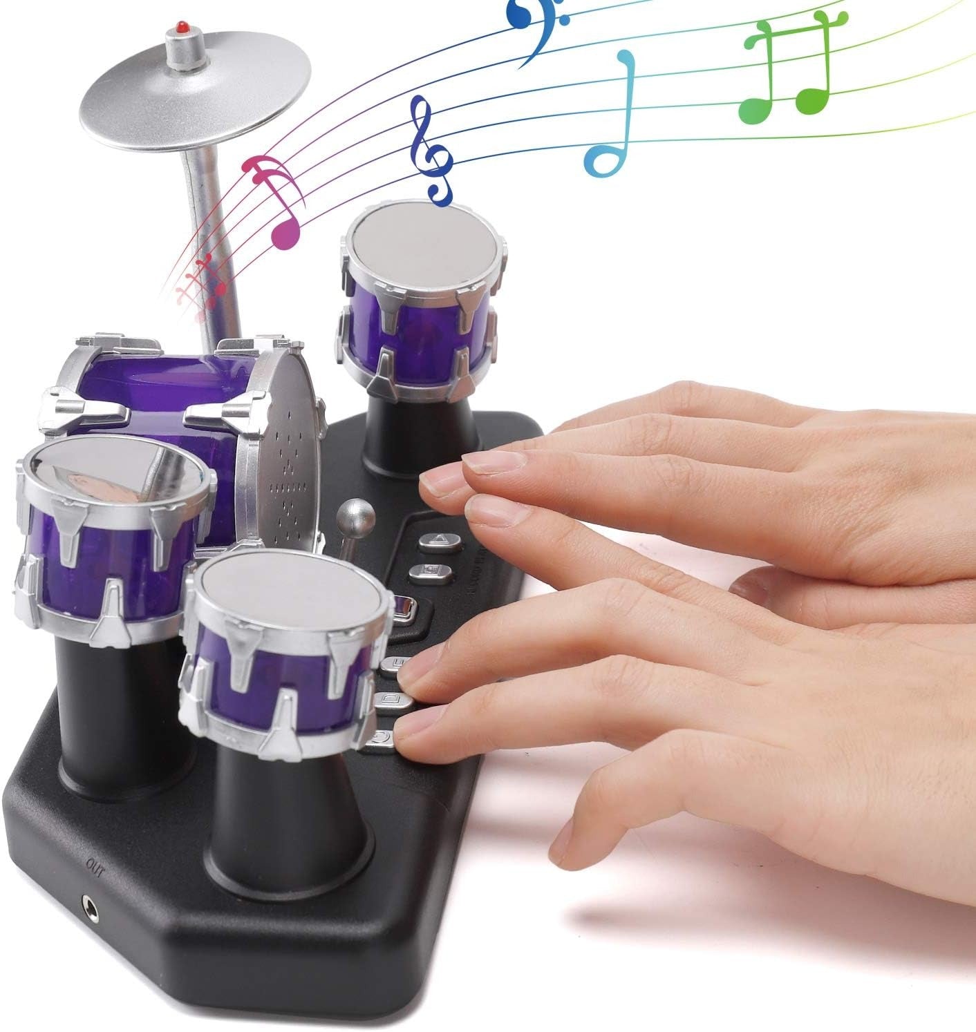 Mini Desk Drum Set (Plays Sounds)