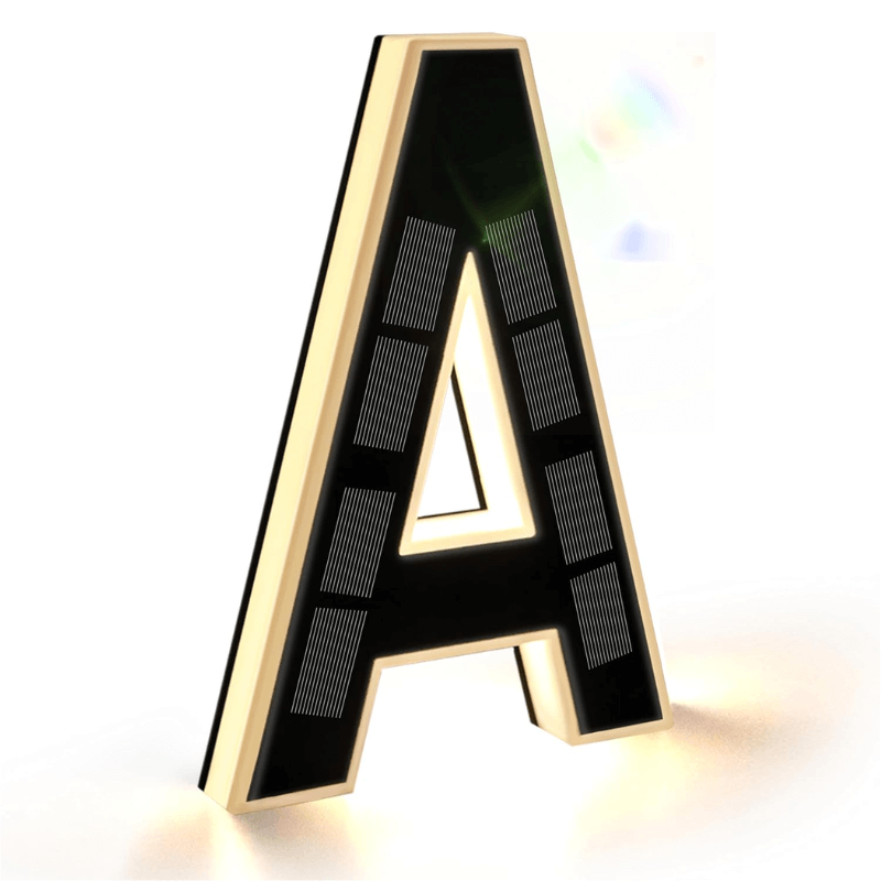 9-Inch Solar Lighted House Numbers for Outside